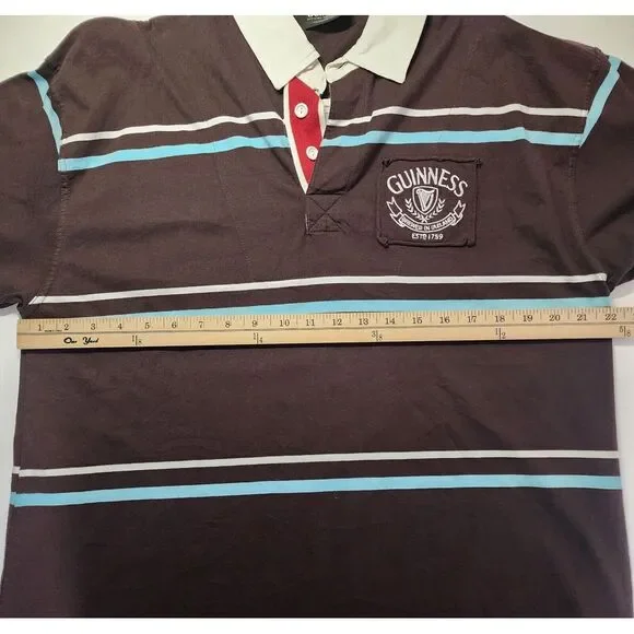 GUINNESS SHORT SLEEVE  EMBROIDERED‎ POLO SIZE XL - Picture 9 of 13